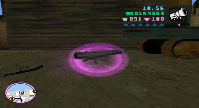 GTA San Andreas Heat-Seeking RPG to Vice City