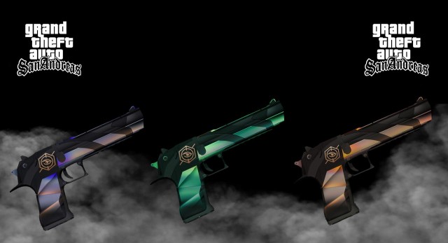 Desert Eagle Eye of the Ra Skin Pack 