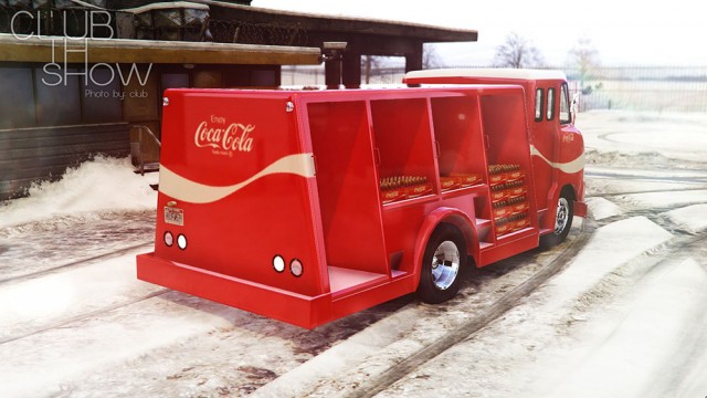 Ford P600 Coca-Cola Delivery Truck 1964 (Add-On)