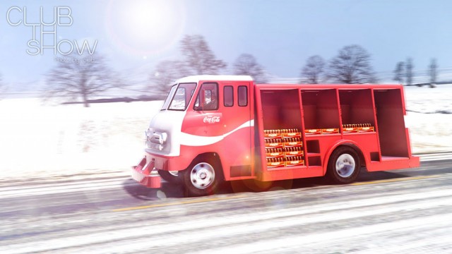 Ford P600 Coca-Cola Delivery Truck 1964 (Add-On)