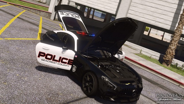 Mercedes-Benz AMG GTR 2017 - Hot Pursuit Police (Add-On/Replace) v1.0