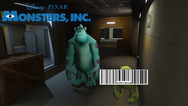Monsters Inc - Mike & Sully