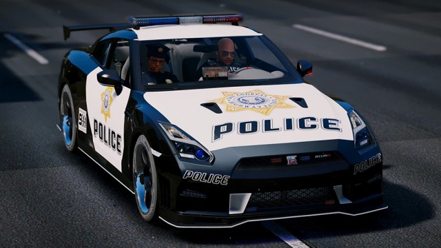 Nissan GT-R Nismo Police Edition (Add-On)