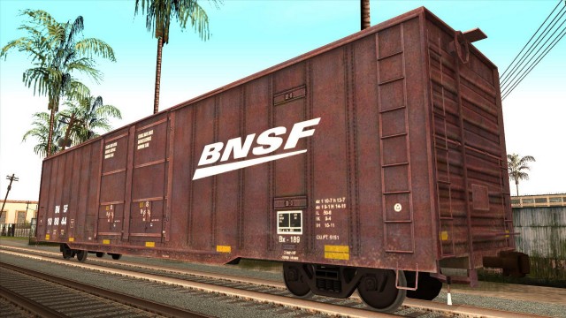 Крытый вагон BNSF