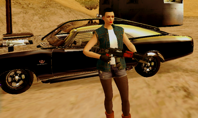 GTA Online Female Random Skin #2 (bikers Dlc)