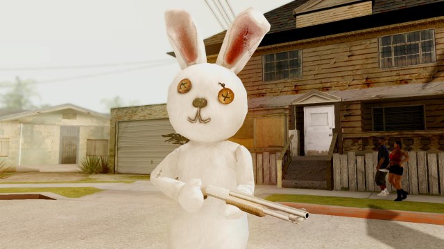 Lollipop Chainsaw Juliet Starling BunnyRabbit Plushie suit (Celebrating easter)