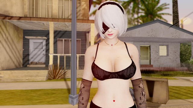 Dead Or Alive 5 LR YoRha 2B Black Lingerie