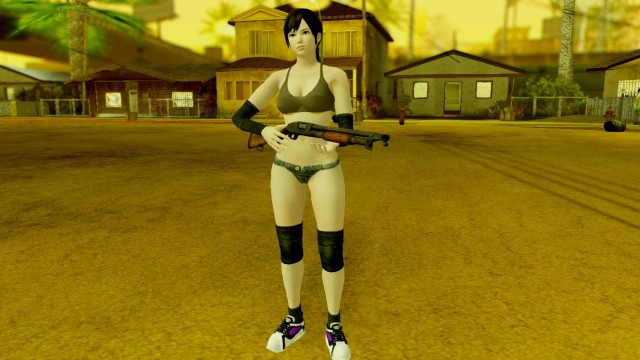 Kokoro Black Shirt Hot Pants