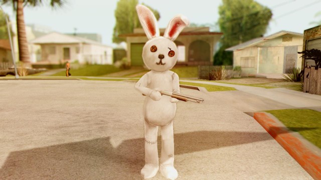 Lollipop Chainsaw Juliet Starling BunnyRabbit Plushie suit (Celebrating easter)