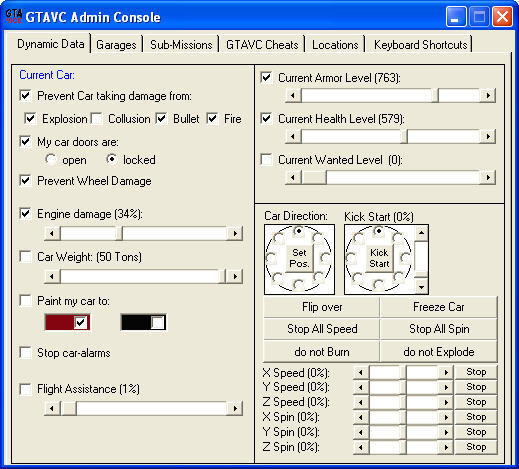 GTAVC Admin Console  