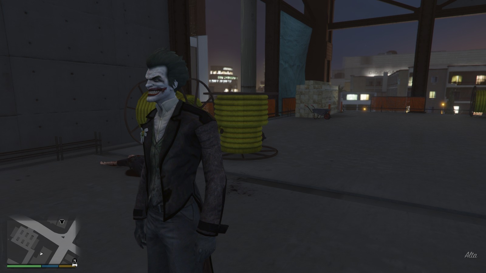 Joker Batman Arkham Origins v1.0 скачать для GTA 5