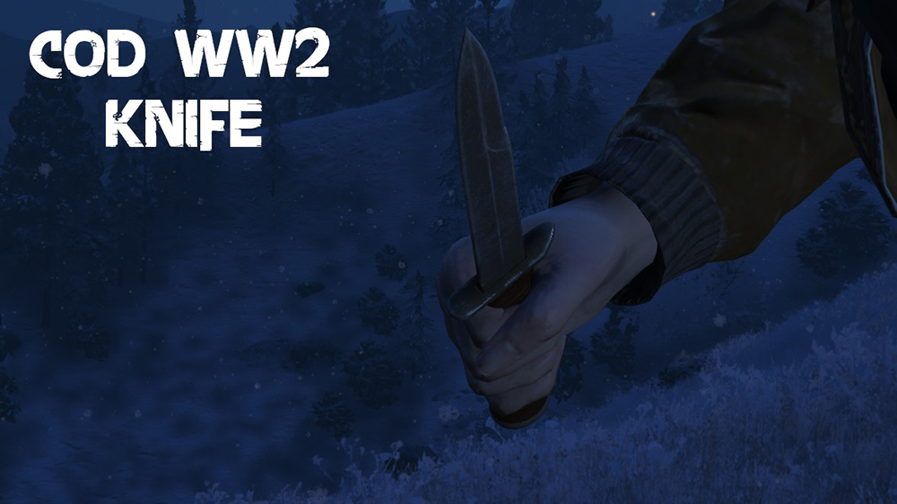 Knife From COD WW2 v1.0 скачать для GTA 5