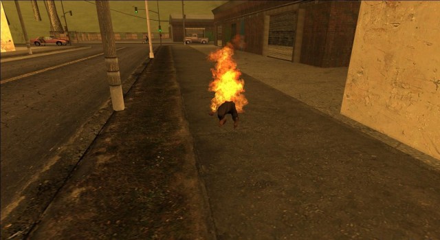 Горение пешеходов