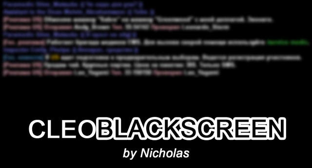 CLEO BlackScreen by Nicholas 