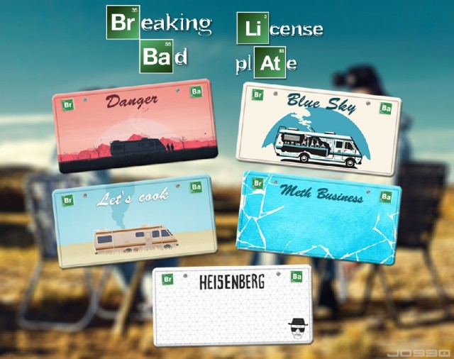 Breaking Bad License Plates v1.2