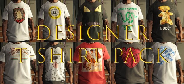 Designer T-Shirt Pack v1.0