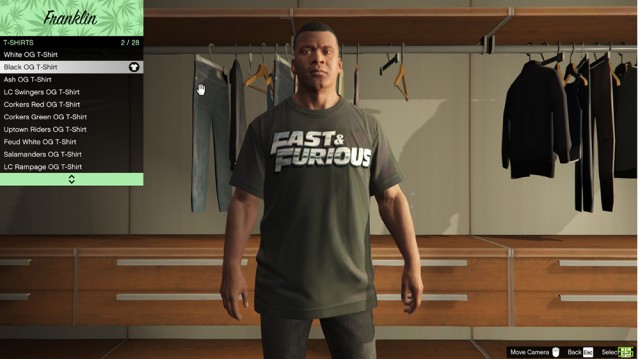 Fast & Furious T-Shirt v1.0