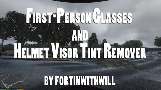 First-Person Glasses and Helmet Visor Tint Remover v1.1