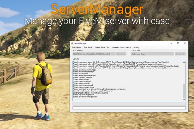 ServerManager for FiveM v0.5