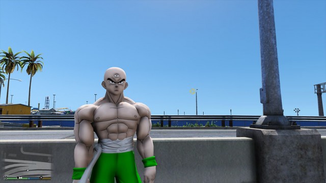 Topless Tien - Base Form (Dragon Ball Z) v1.0