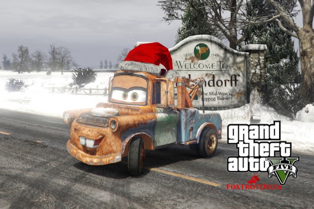 Tow Mater - Disney Cars Christmas (Add On/Replace) 