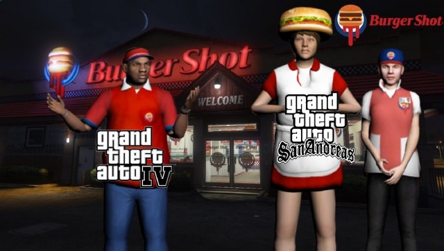 Burger Shot PED GTA SA & GTAIV