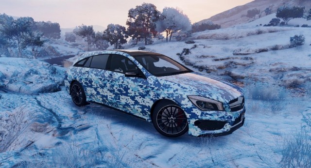 Camo Livery Pack for Mercedes CLA 45 Shooting Brake