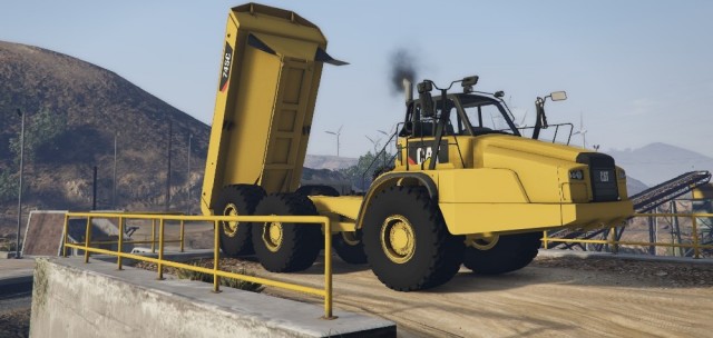 Caterpillar 745C Offroad Dump Truck 2018 (Add-On) v1.1