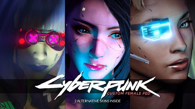 Cyberpunk-esque Custom Female Ped v1.1