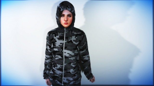 Hooded Track For MP Female v1.0