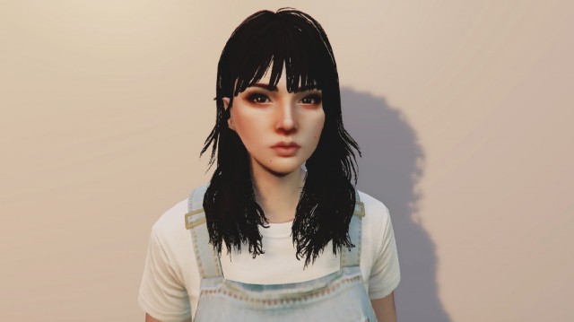 Long Haircut With Bangs For MP Female v1.0 