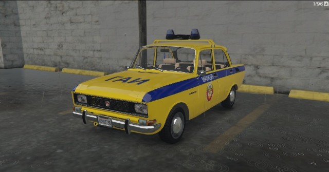 Moskvich-2138 Police
