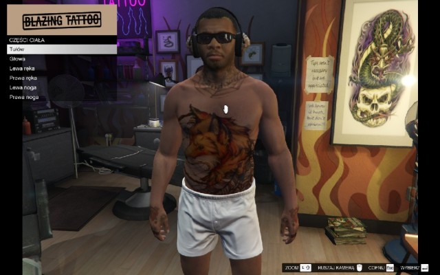 New HD tattoos Pack HD (Franklin) v1.0