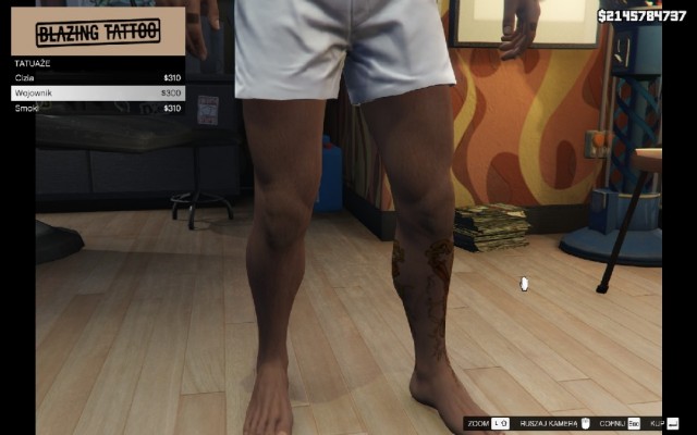 New HD tattoos Pack HD (Franklin) v1.0