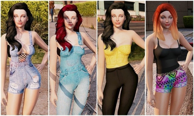 Pack of clothes for Lana v0.1 