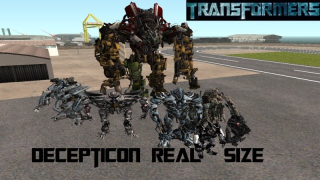Transformers Decepticons Real Size Pack