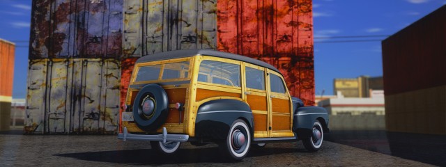 Ford Super Deluxe Station Wagon (69A-79B) 1946