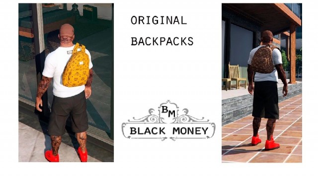 HD Black Money Clothes Pack v1.0