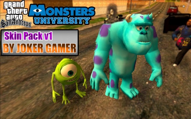 Monsters University Skin Pack v1.0